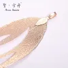 Wholesale of cross-border natural leaf jewelry accessories, irregular retro cut leaf pendants, diy earrings and accessories Application Scenario